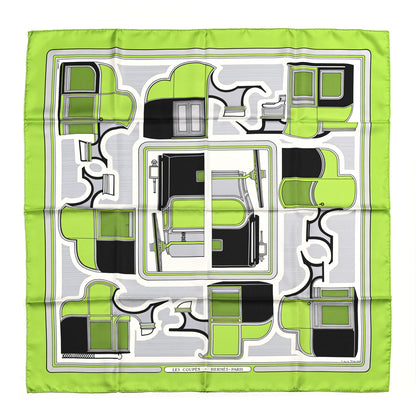 Hermes Silk Les Coupes Tattoo Scarf 70 1 of 6
