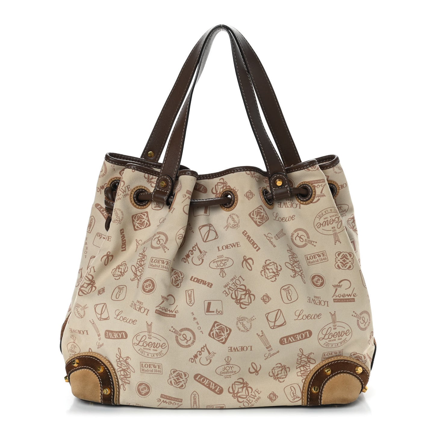 Canvas 160th Anniversary Shoulder Bag Beige