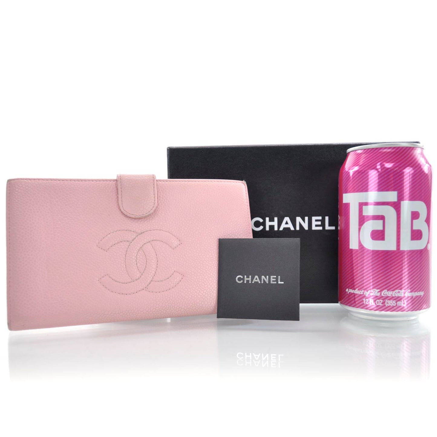 Caviar CC Clutch Wallet Pink