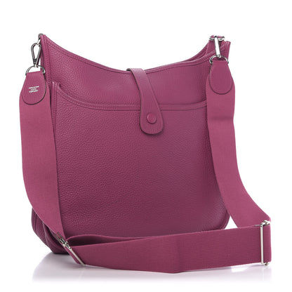 Hermes Taurillon Clemence Evelyne III GM Tosca 3 of 8