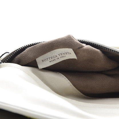 Bottega Veneta Nappa Intrecciato Embroidered Flap Clutch White Multicolor 7 of 10