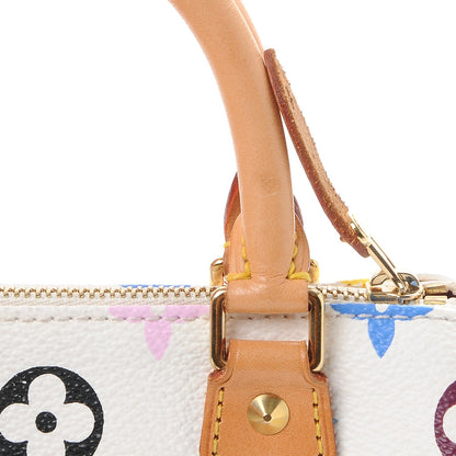 Louis Vuitton Monogram Multicolor Mini Sac HL Speedy White 8 of 10