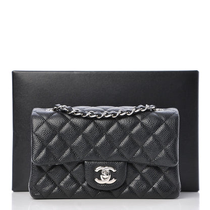 Chanel Caviar Quilted Mini Rectangular Flap Black 8 of 8