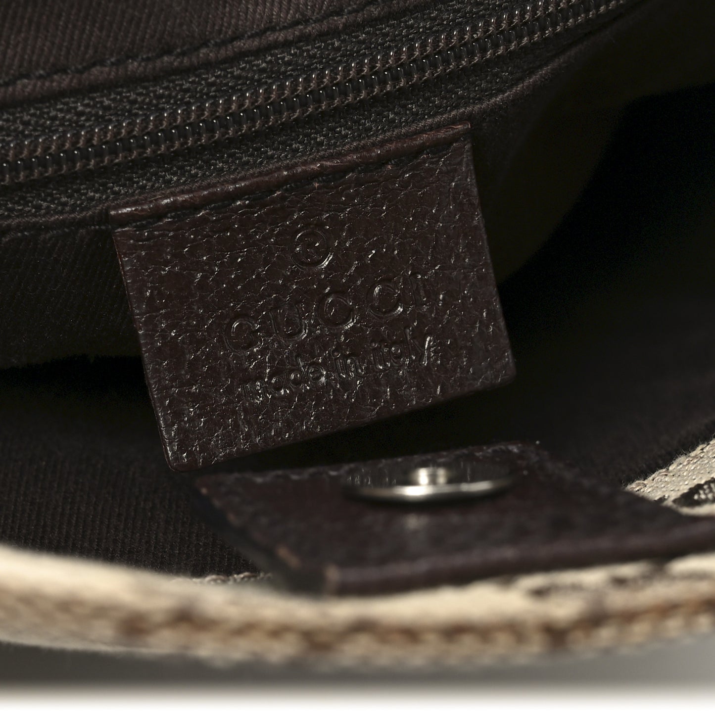 Monogram Shoulder Bag Dark Brown