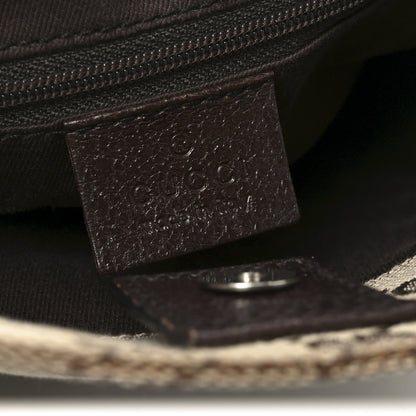 Gucci Monogram Shoulder Bag Dark Brown 5 of 9