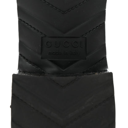 Gucci Rubber Gucci Logo Womens Platform 20/60mm Slide Sandals 37 Black 8 of 10