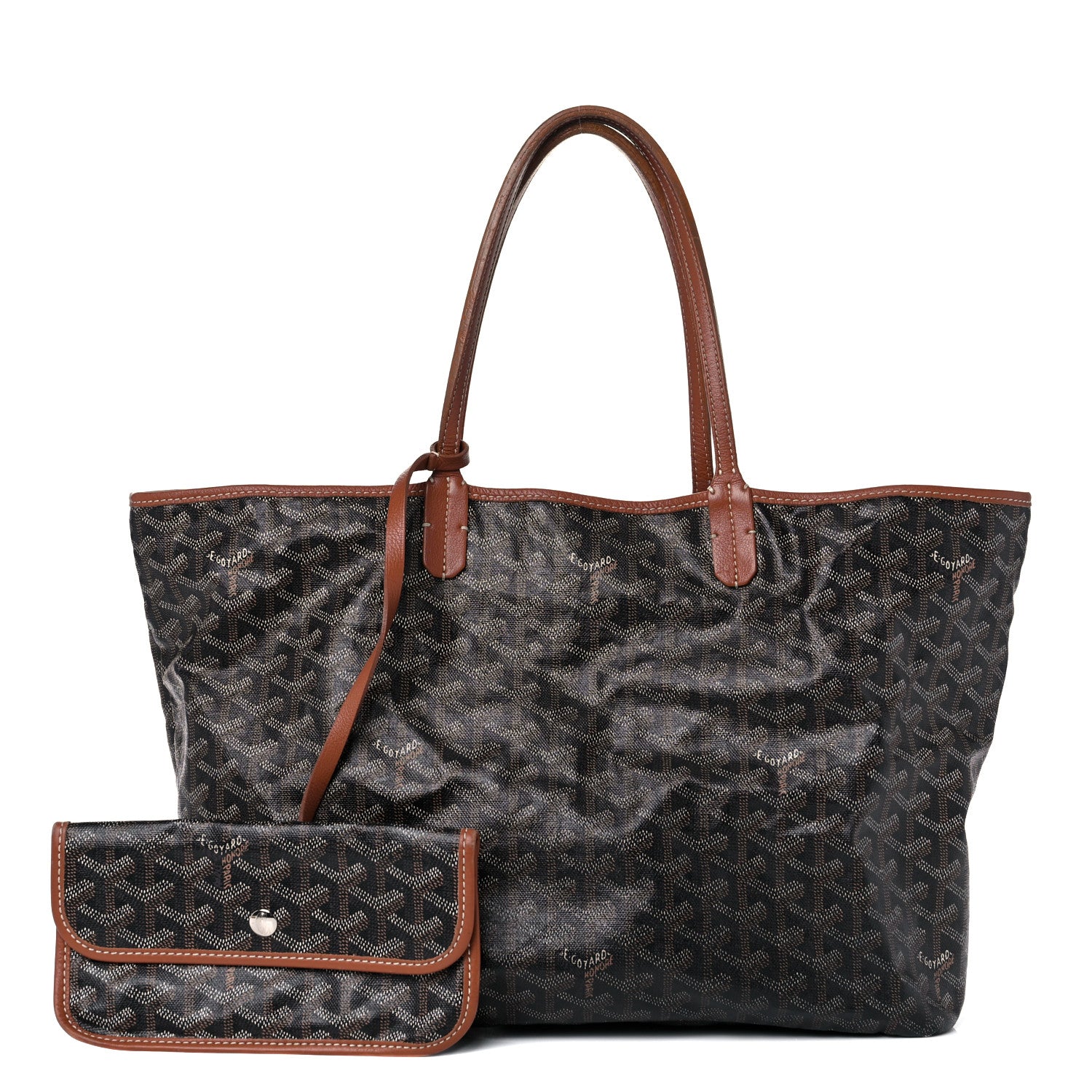 Goyard Goyardine Saint Louis PM Black Gold 1 of 23