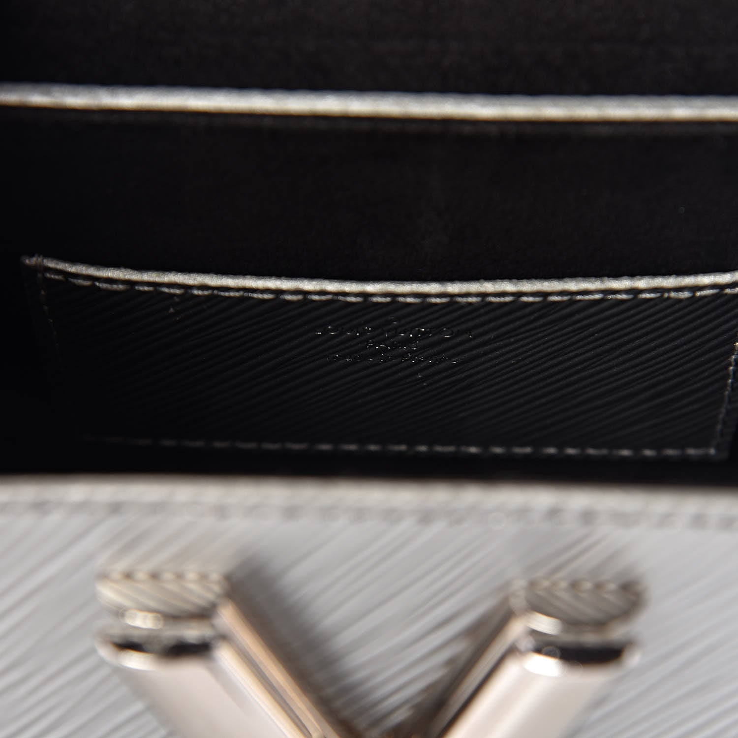 Louis Vuitton Epi Twist Shoulder Bag PM Argent 6 of 13
