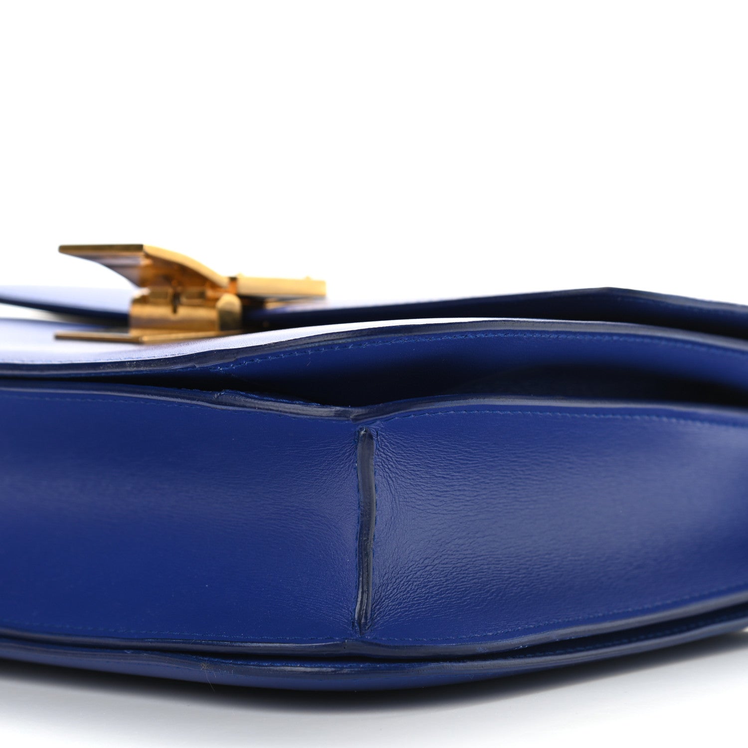Celine Smooth Calfskin Medium Classic Box Flap Bag Indigo 8 of 8