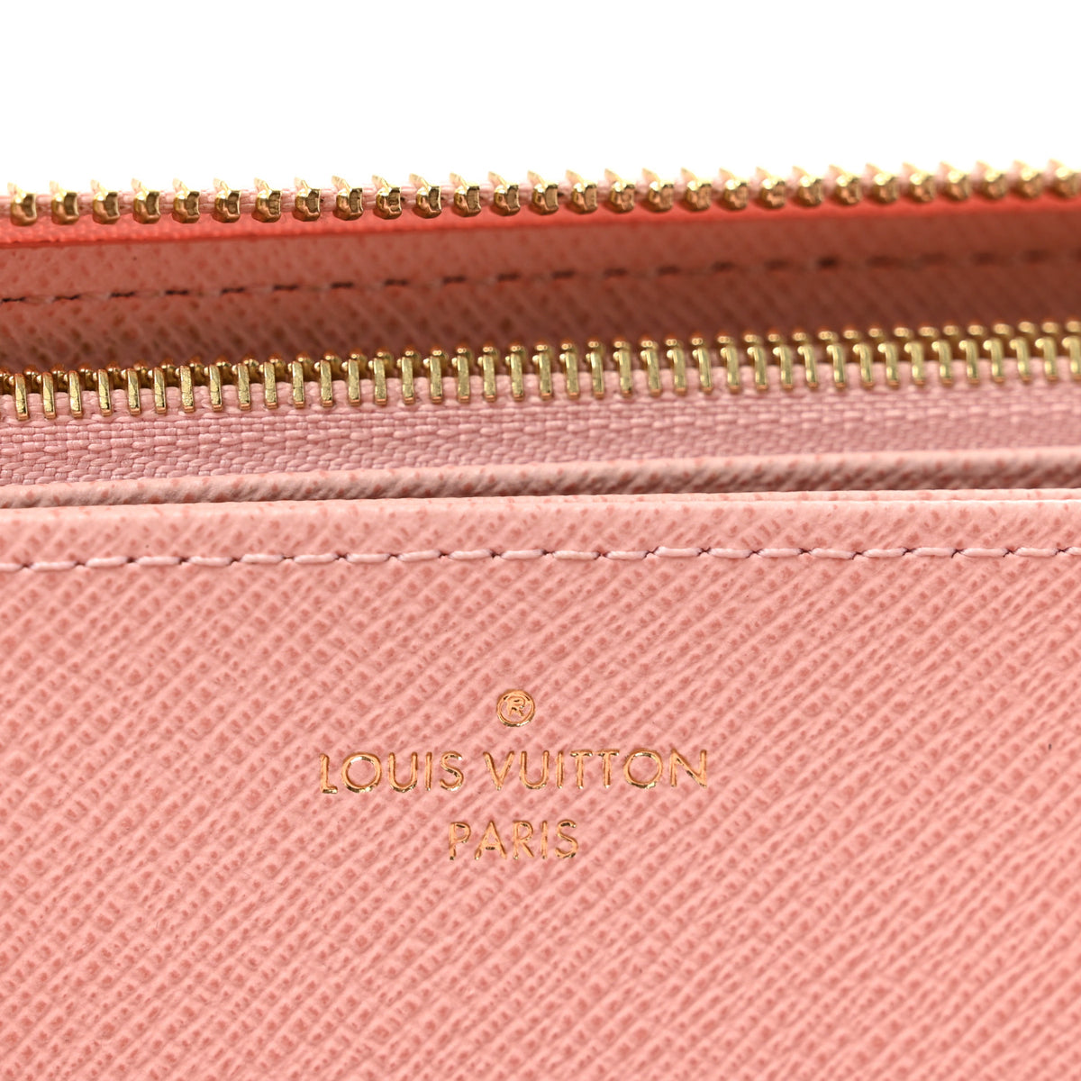 Louis Vuitton Damier Azur Zippy Wallet Rose Ballerine 6 of 11