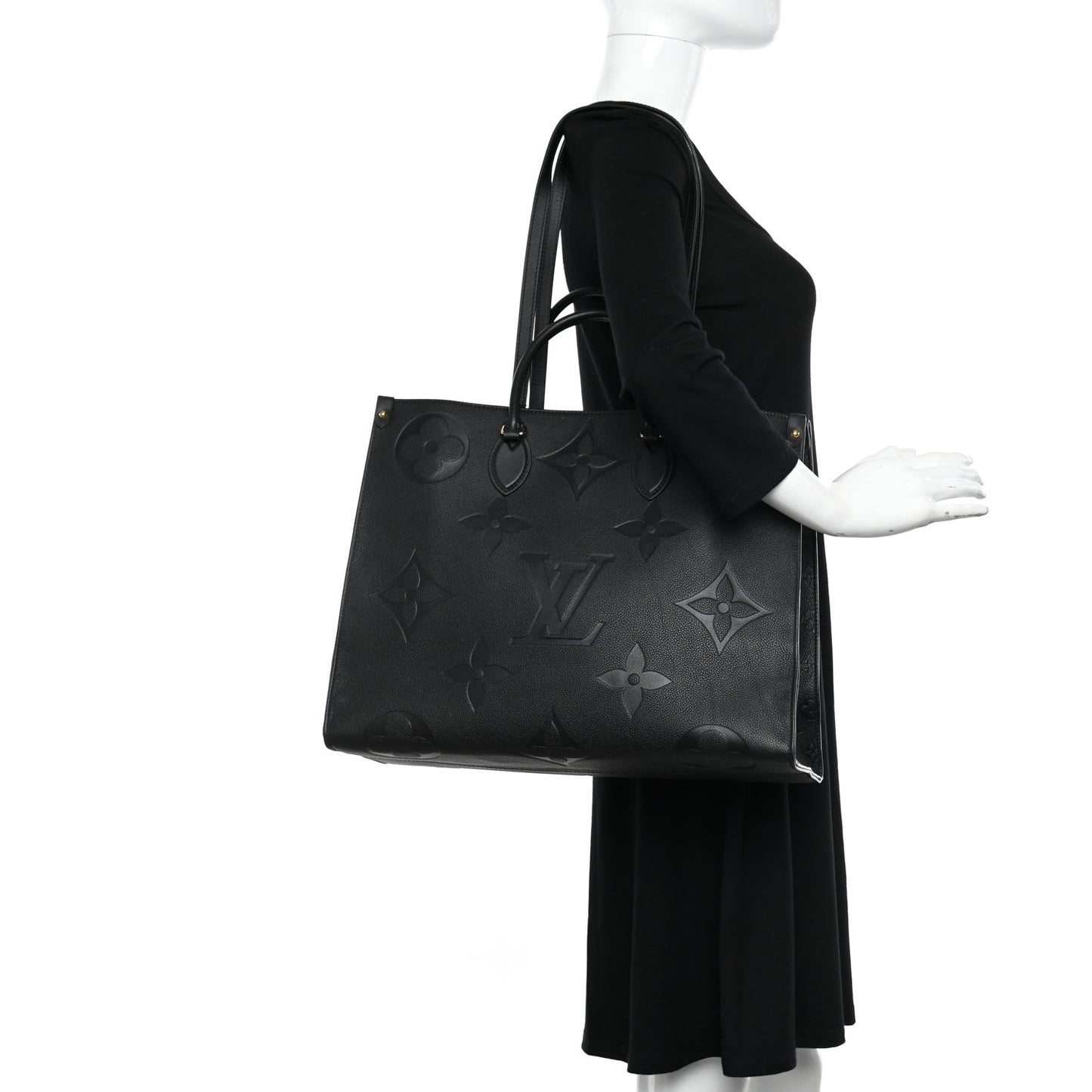 LOUIS VUITTON Empreinte Monogram Giant Onthego GM Black