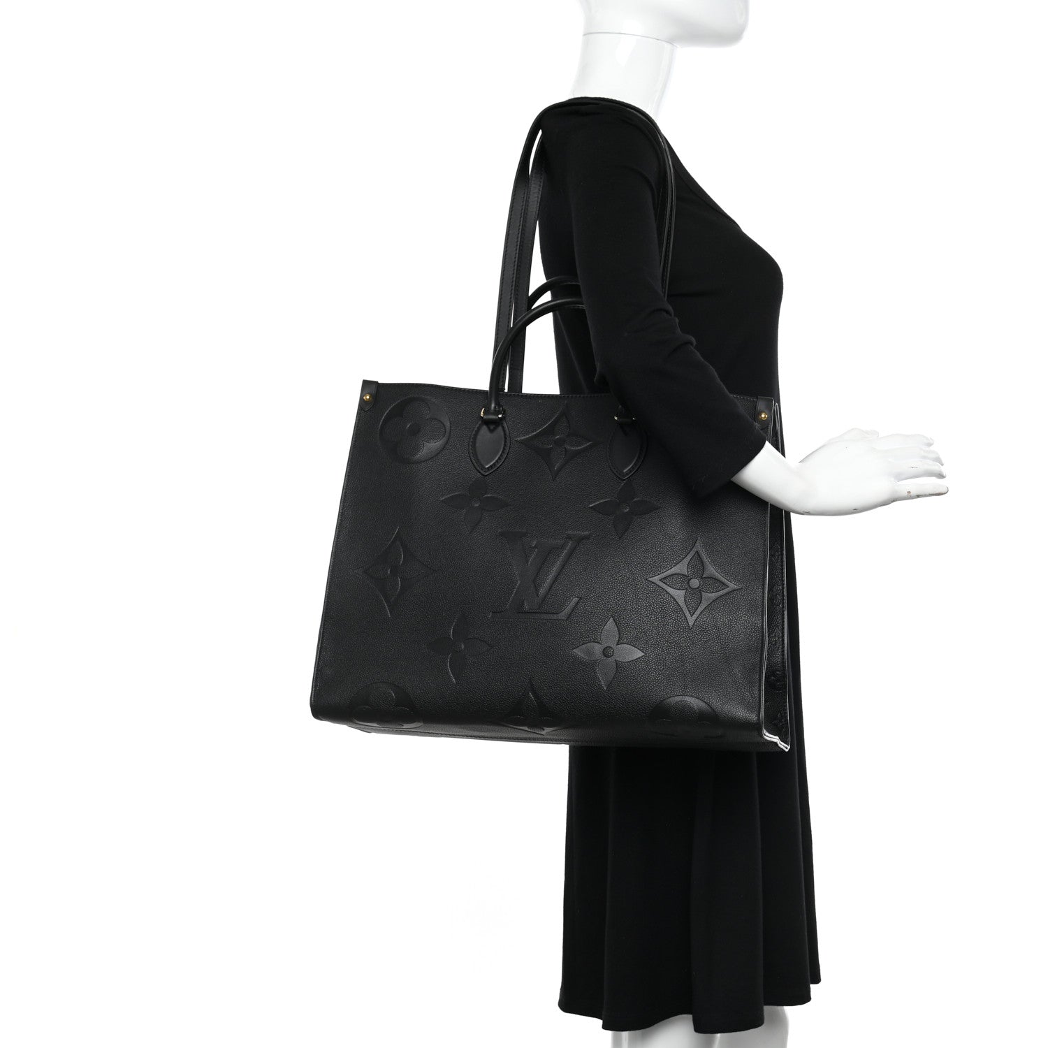 Louis Vuitton LOUIS VUITTON Empreinte Monogram Giant Onthego GM Black 2 of 10
