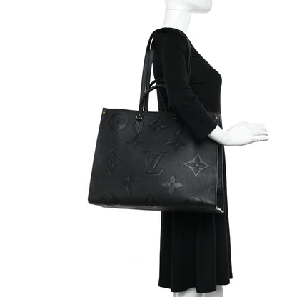 Louis Vuitton LOUIS VUITTON Empreinte Monogram Giant Onthego GM Black 2 of 10