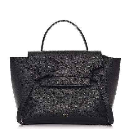 Celine Grained Calfskin Micro Belt Bag Black 1 of 8