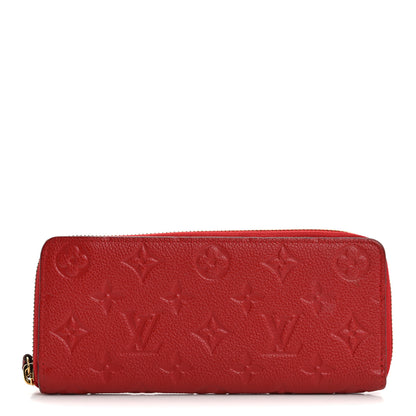Louis Vuitton Empreinte Clemence Wallet Cherry 1 of 15