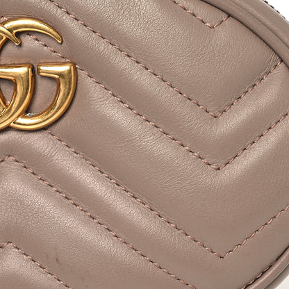 Gucci Calfskin Matelasse GG Marmont Belt Bag 85 34 Porcelain Rose 9 of 14