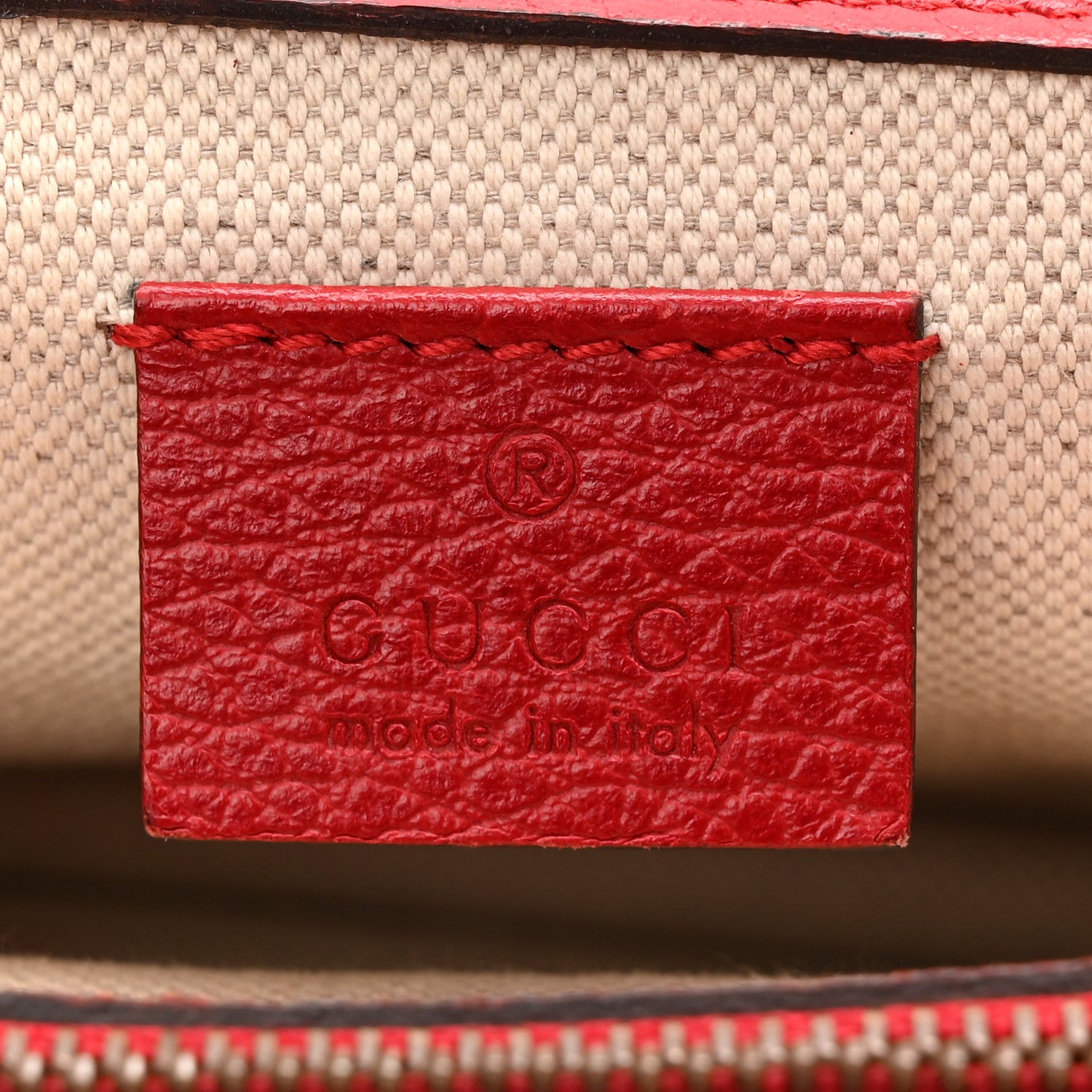 Gucci Dollar Calfskin Swarovski Crystal Small Dionysus Shoulder Bag Hibiscus Red 6 of 10