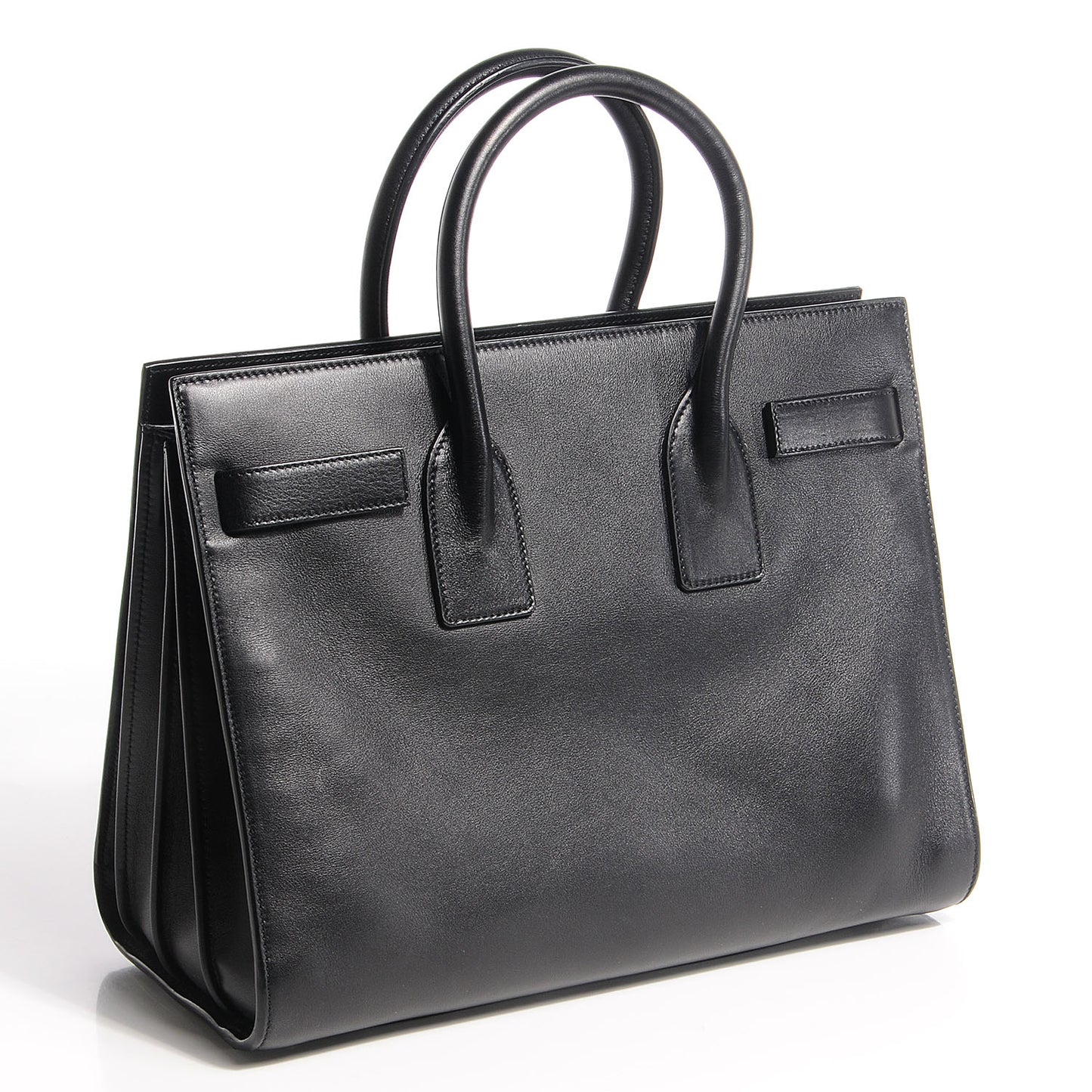 Calfskin Small Sac De Jour Black