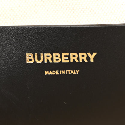 Burberry Raffia Calfskin Medium Freya Tote Natural Black 6 of 12