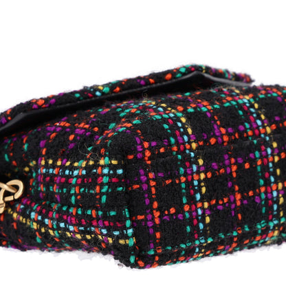 Saint Laurent Tweed Toy Loulou Shoulder Bag Black 11 of 11