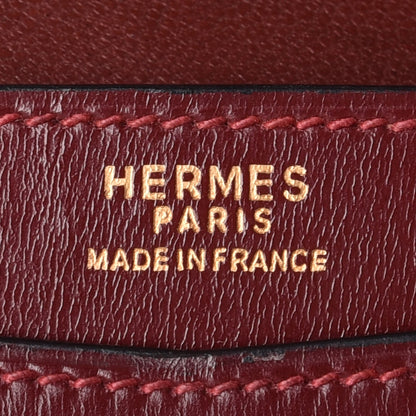Hermes Box Lydie Clutch Rouge H 6 of 9