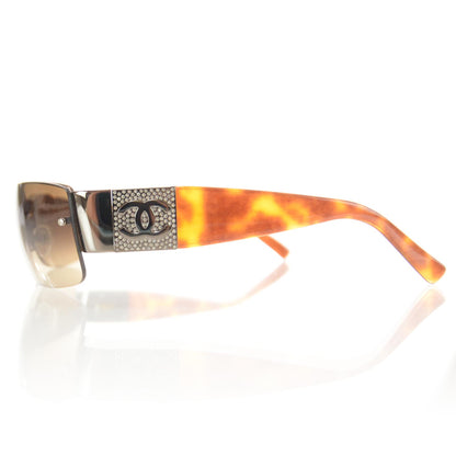 Chanel Tortoise Crystal CC Sunglasses 4117-B 3 of 6
