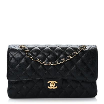 Chanel Caviar Quilted Medium Double Flap Black 1 of 9