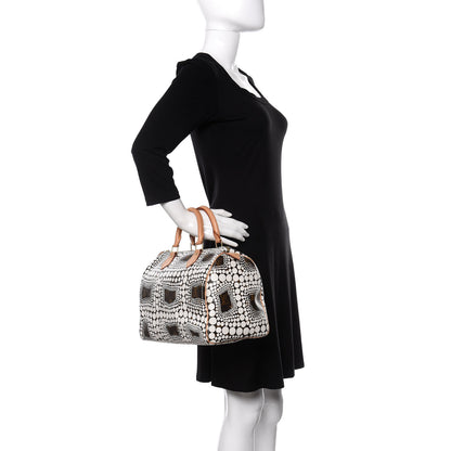 Louis Vuitton Monogram Kusama Town Speedy 30 White 2 of 10