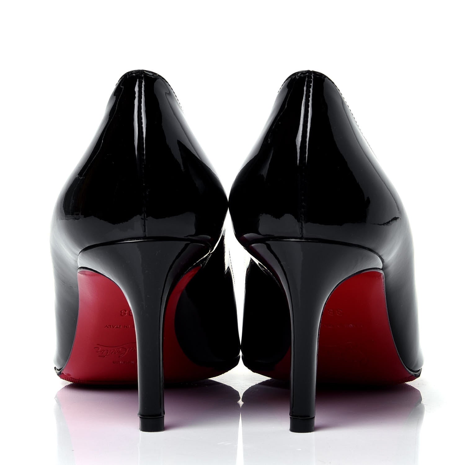 Christian Louboutin Patent Simple 85 Pumps 38 Black 7 of 10