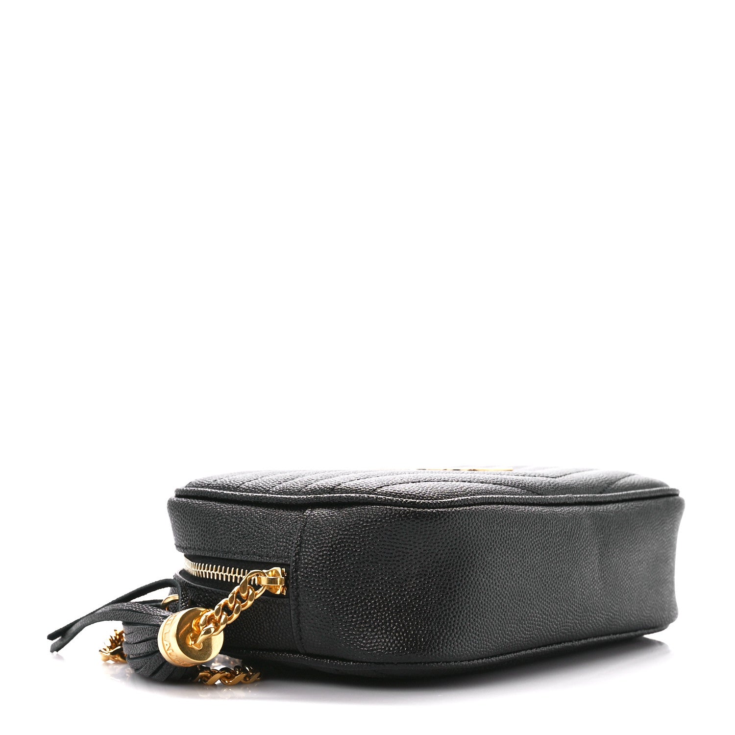 Saint Laurent Grain De Poudre Matelasse Monogram Mini Lou Camera Bag Black 4 of 11