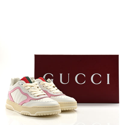 Gucci Calfskin Womens Re-Web Sneakers 37 White Pink 10 of 10