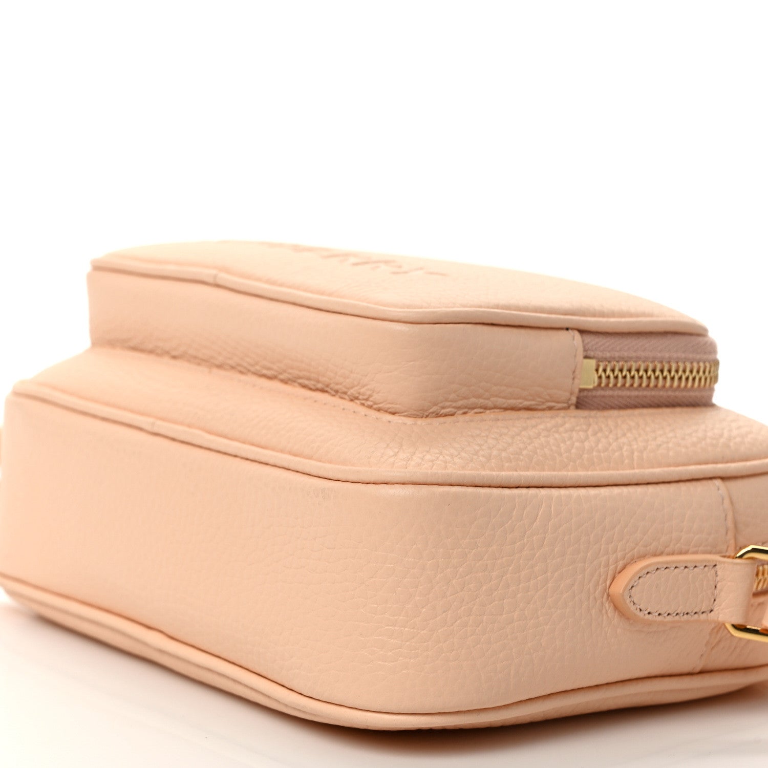 Burberry Grained Calfskin Small Camera Bag Peach Pink 8 of 8