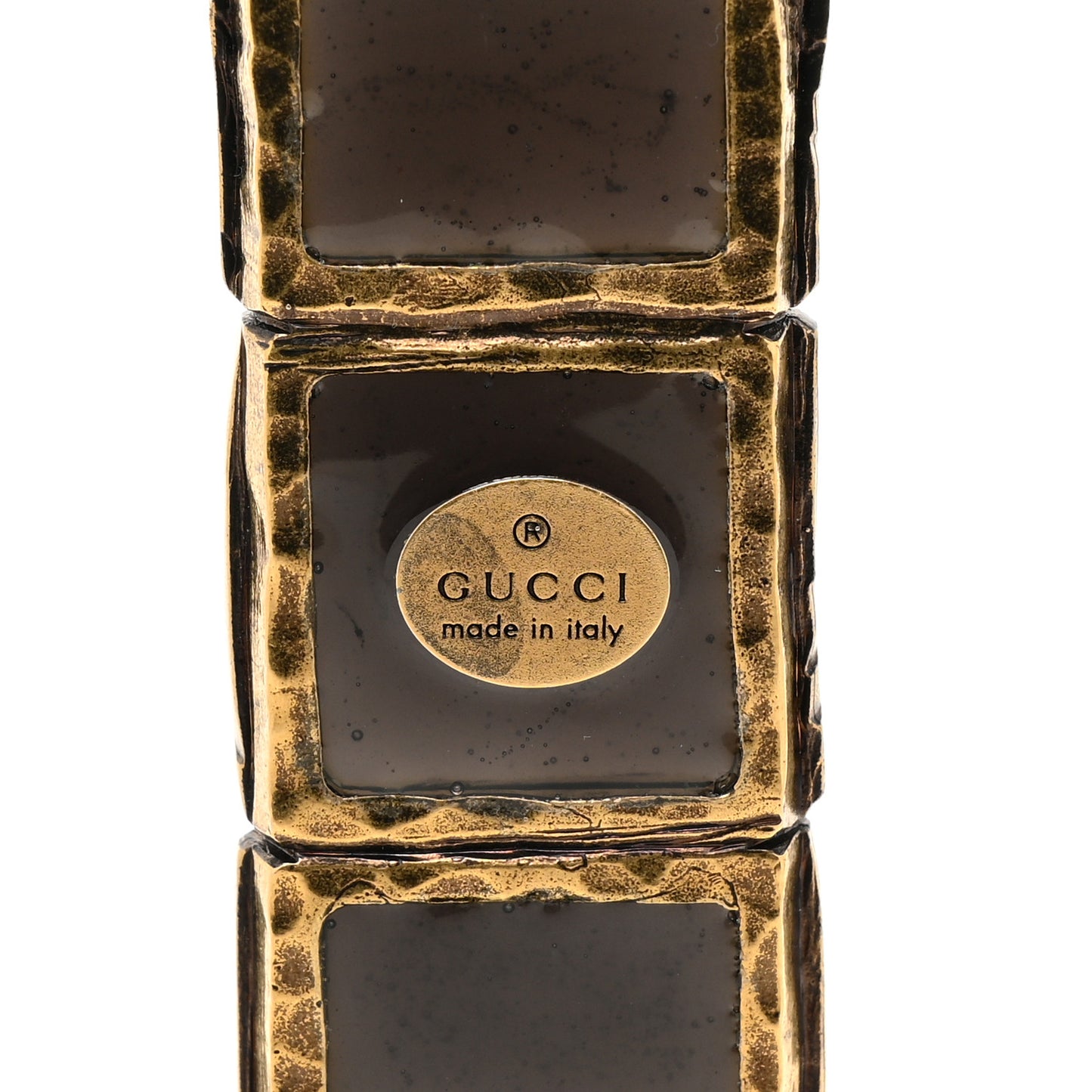 Enamel Cross Necklace Black