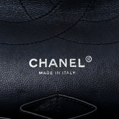 Chanel Metallic Aged Calfskin Quilted 2.55 Reissue 228 Flap Blue 6 of 10