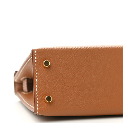 Hermes Epsom Mini Kelly Sellier 20 Gold 9 of 10