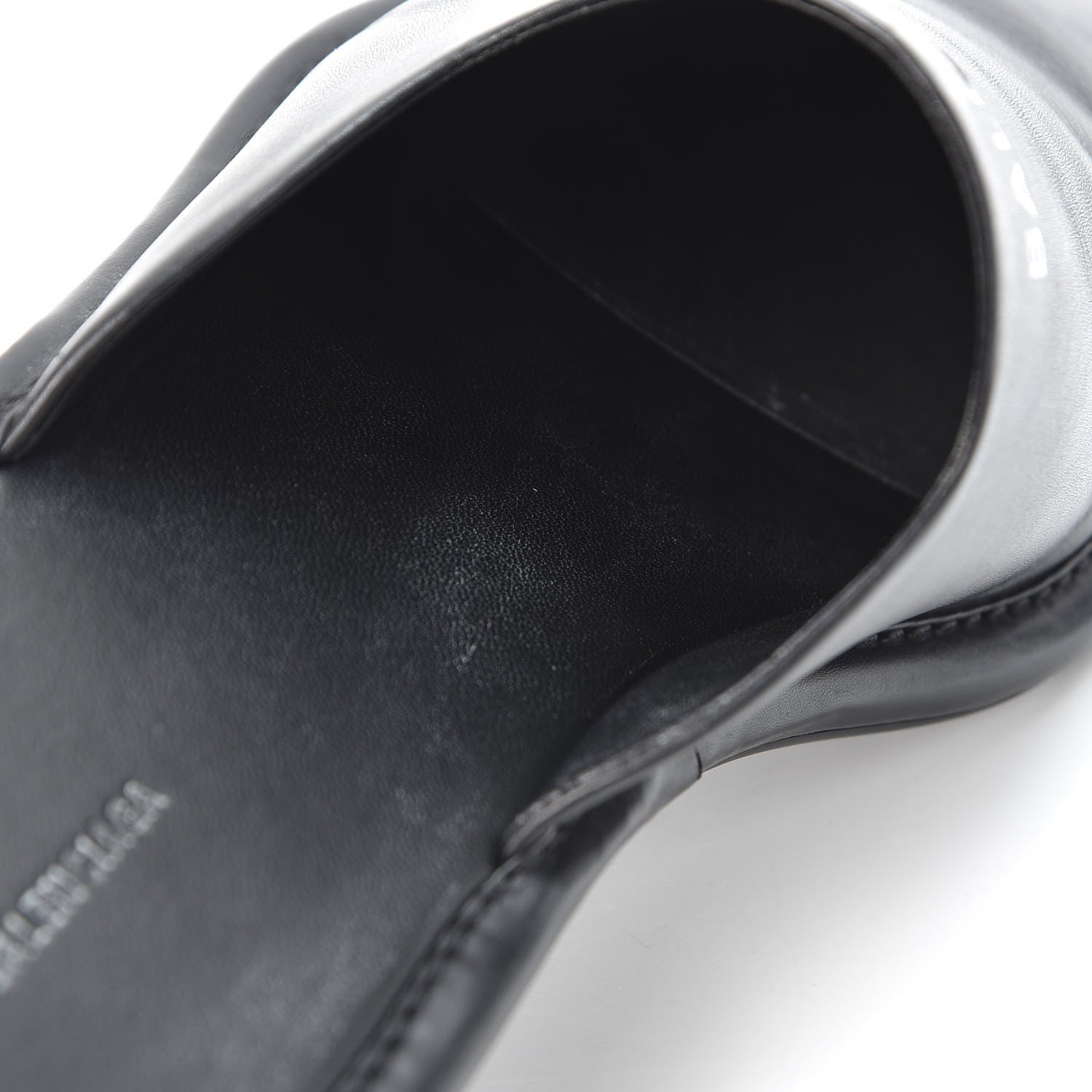 Balenciaga Smooth Calfskin Mens Cozy Slip-On Loafers 42 Black White 10 of 11