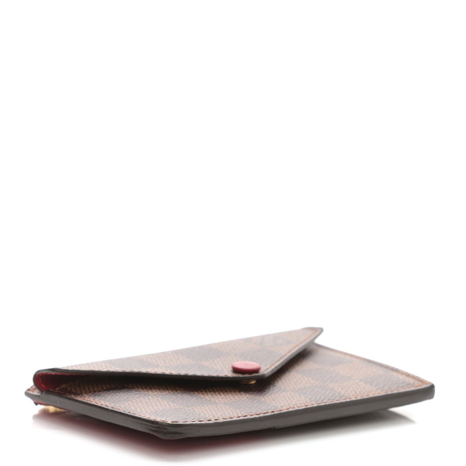 Louis Vuitton Damier Ebene Recto Verso Card Holder Red 4 of 6