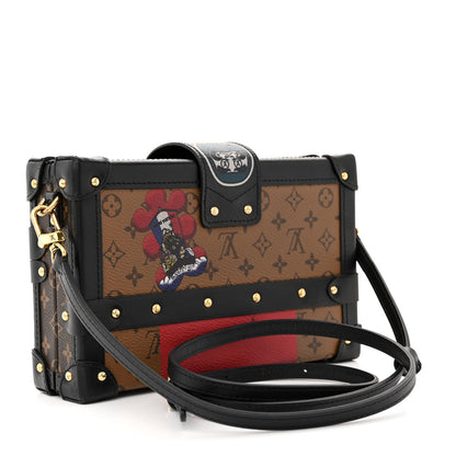 Louis Vuitton Reverse Monogram Kabuki Petite Malle Black 3 of 10