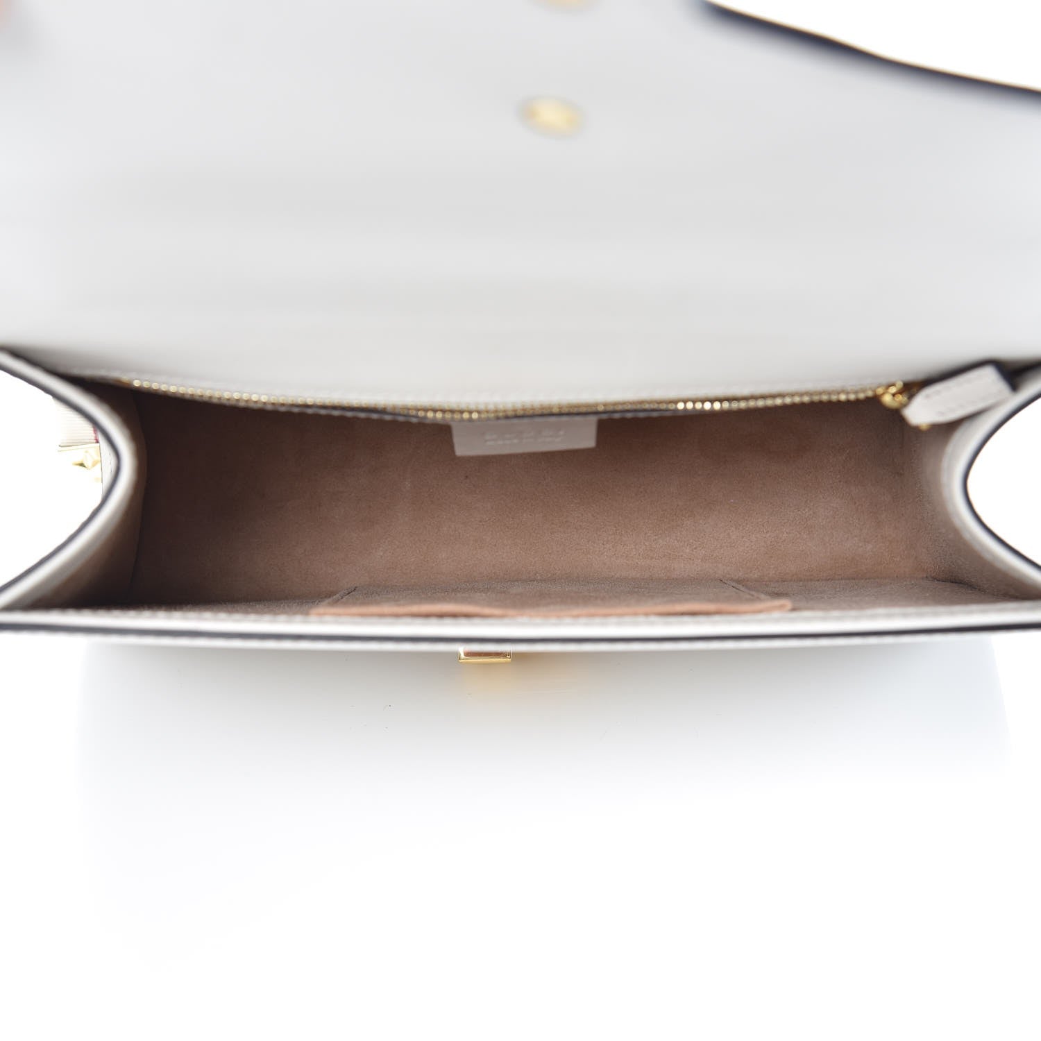 Gucci Calfskin Small Sylvie Shoulder Bag Off White 6 of 13