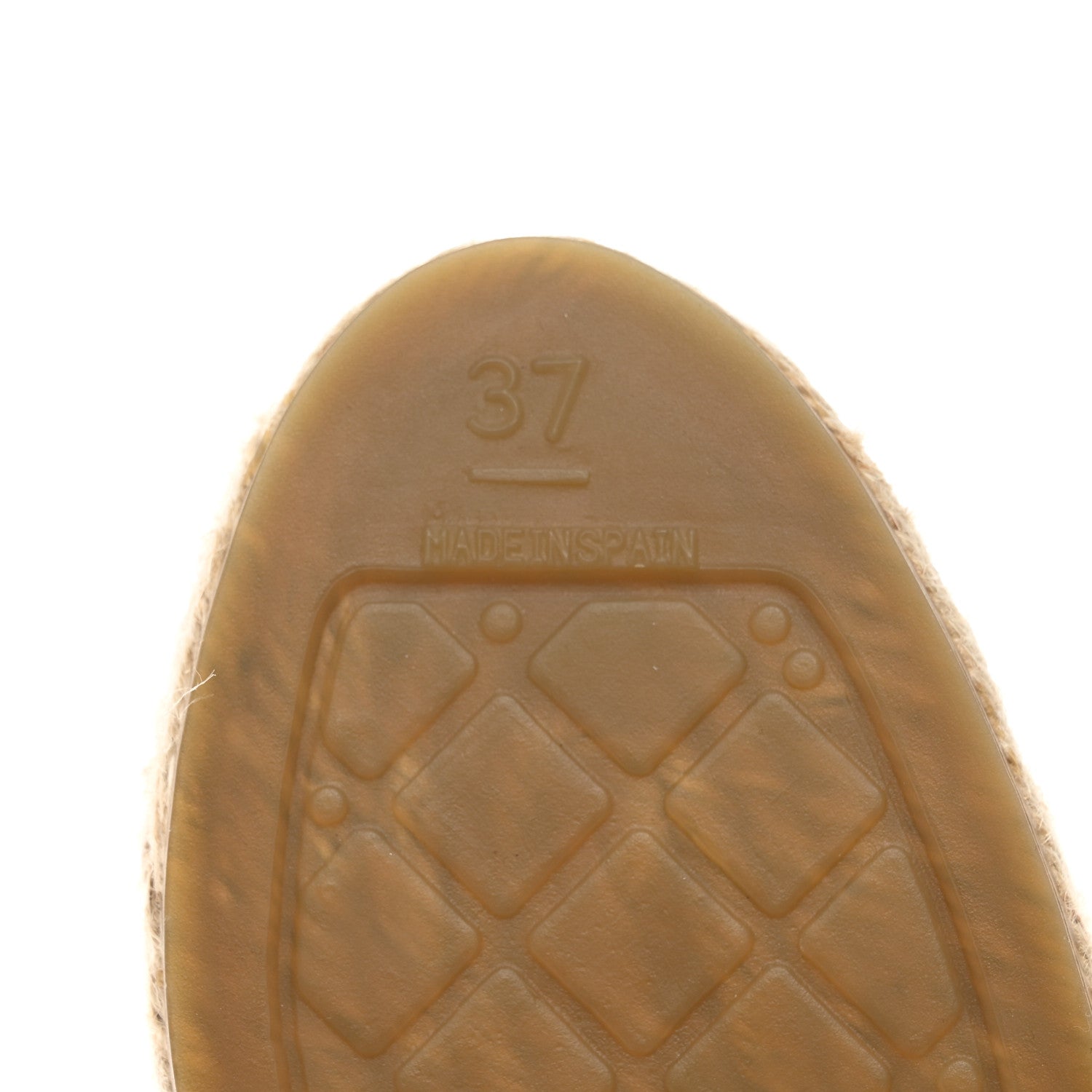 Chanel Laminated Goatskin CC Espadrilles 37 Silver 6 of 10