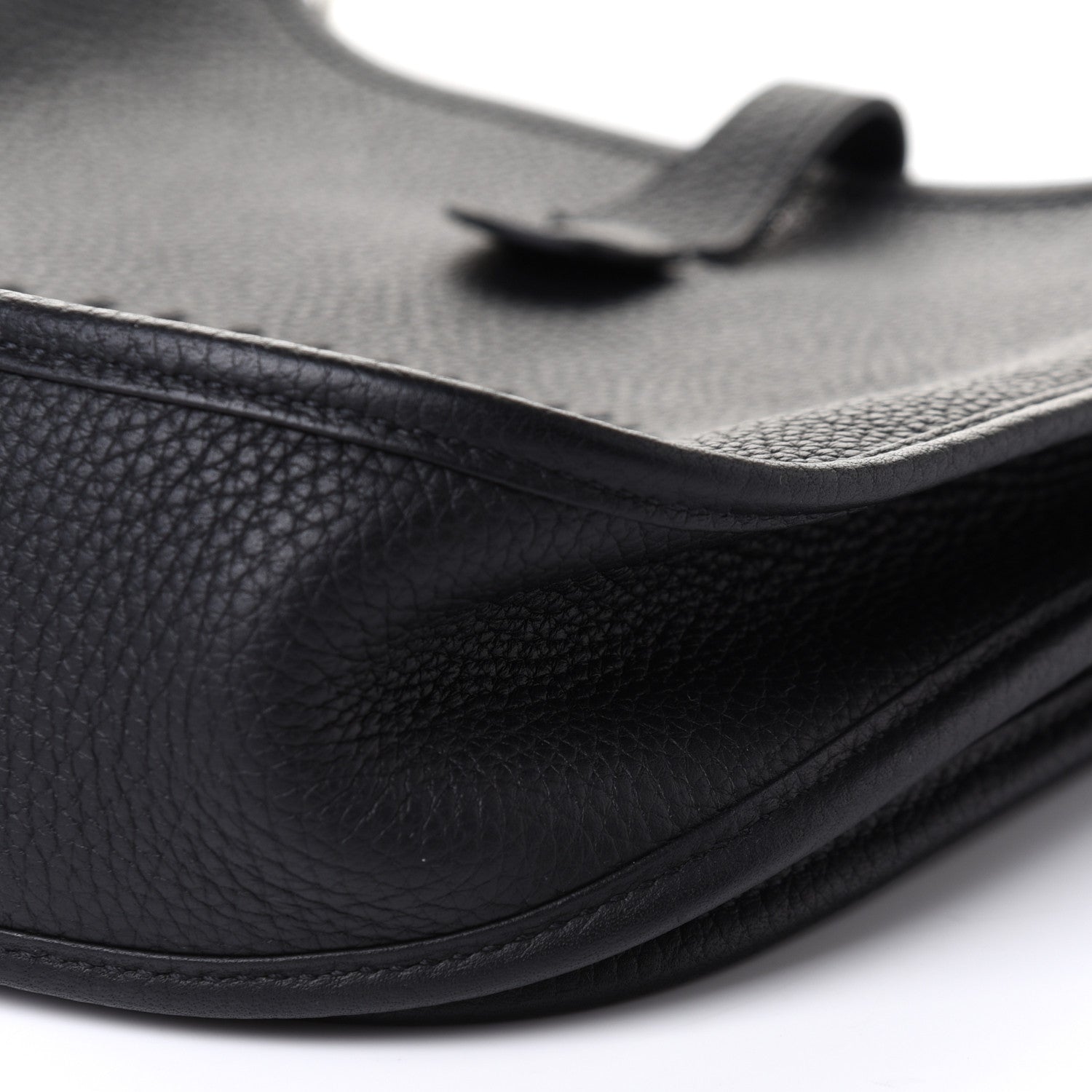 Hermes Taurillon Clemence Evelyne III PM Black 9 of 10