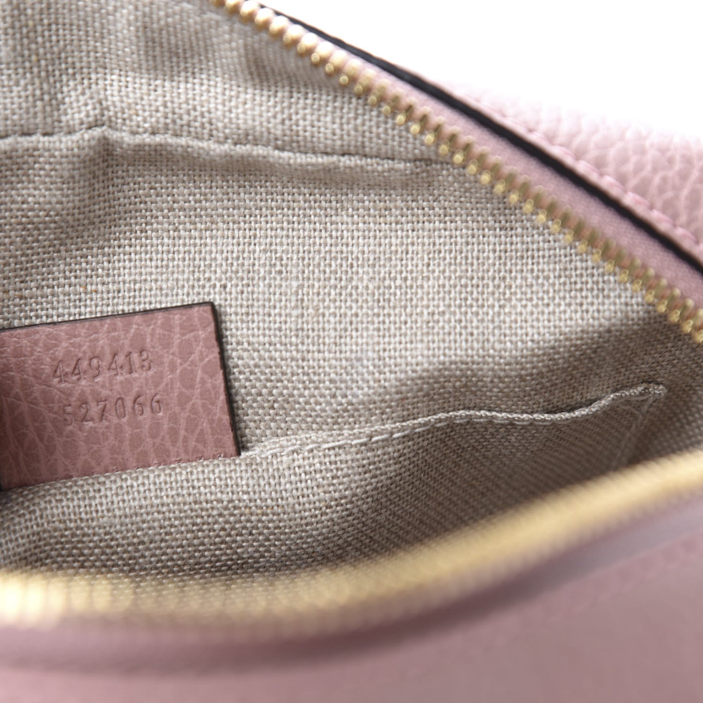 Monogram Mini Bree Messenger Bag Beige Soft Pink