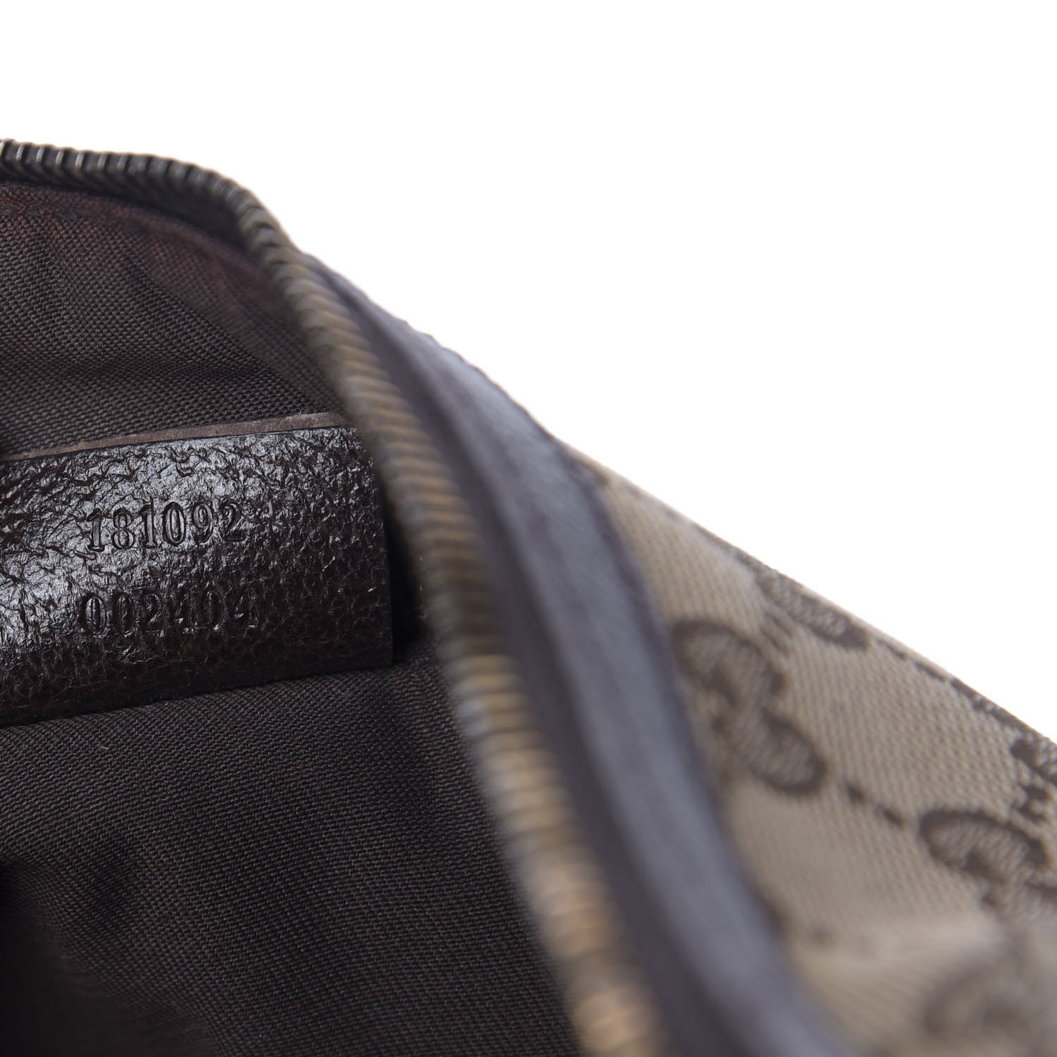 Gucci Monogram Web Medium Half Moon Hobo Dark Brown 9 of 9