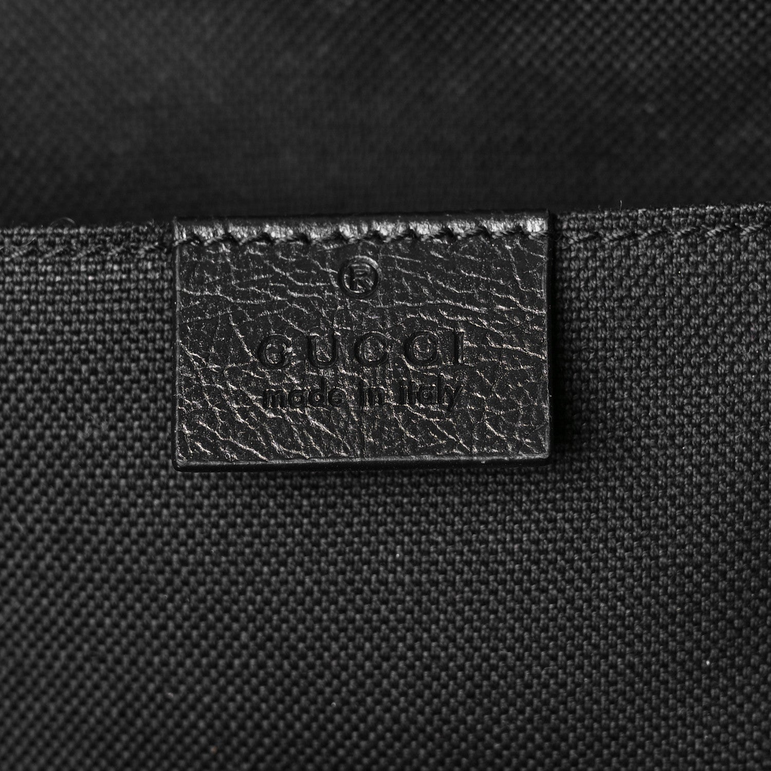 Gucci Fluffy Calfskin Mesh Nylon Medium Morpheus Double Buckle Backpack Black 6 of 10