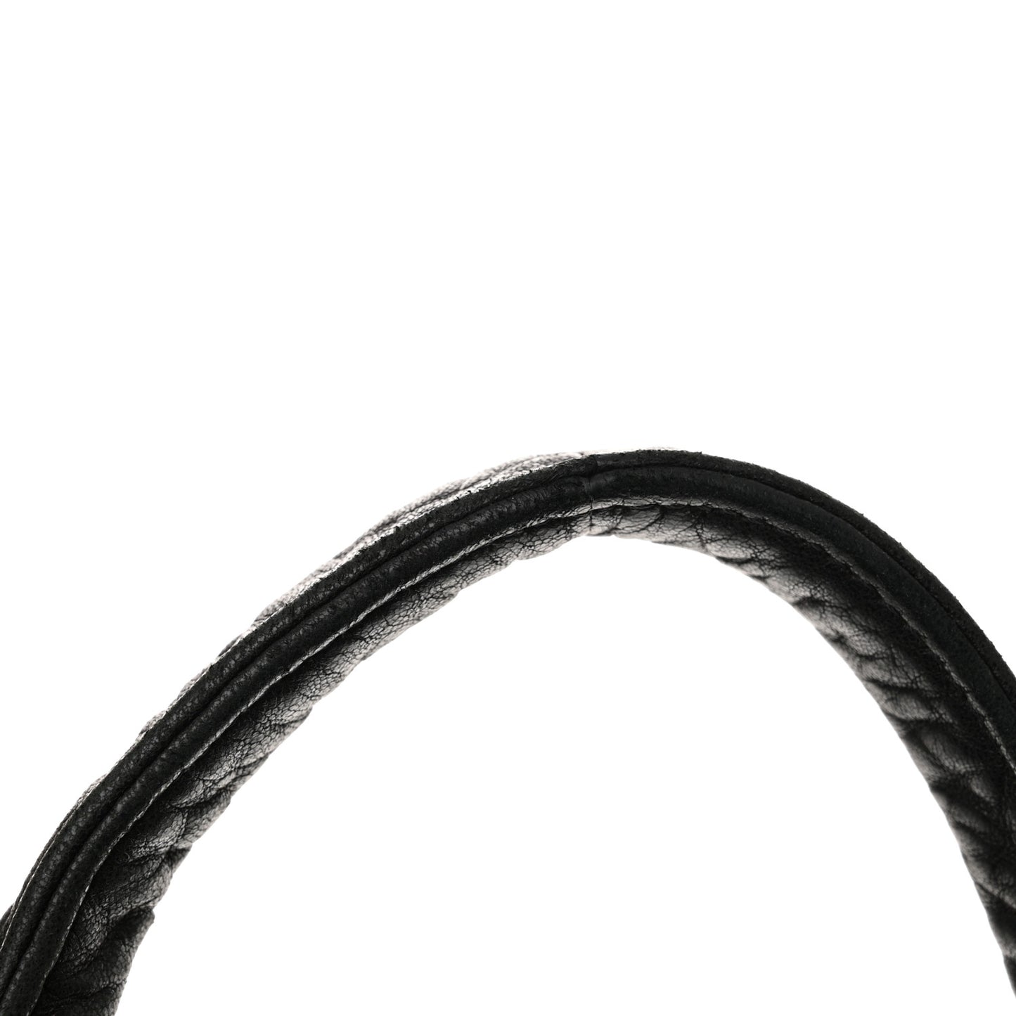 Pebbled Lambskin Rocco Black Antique Brass Hardware