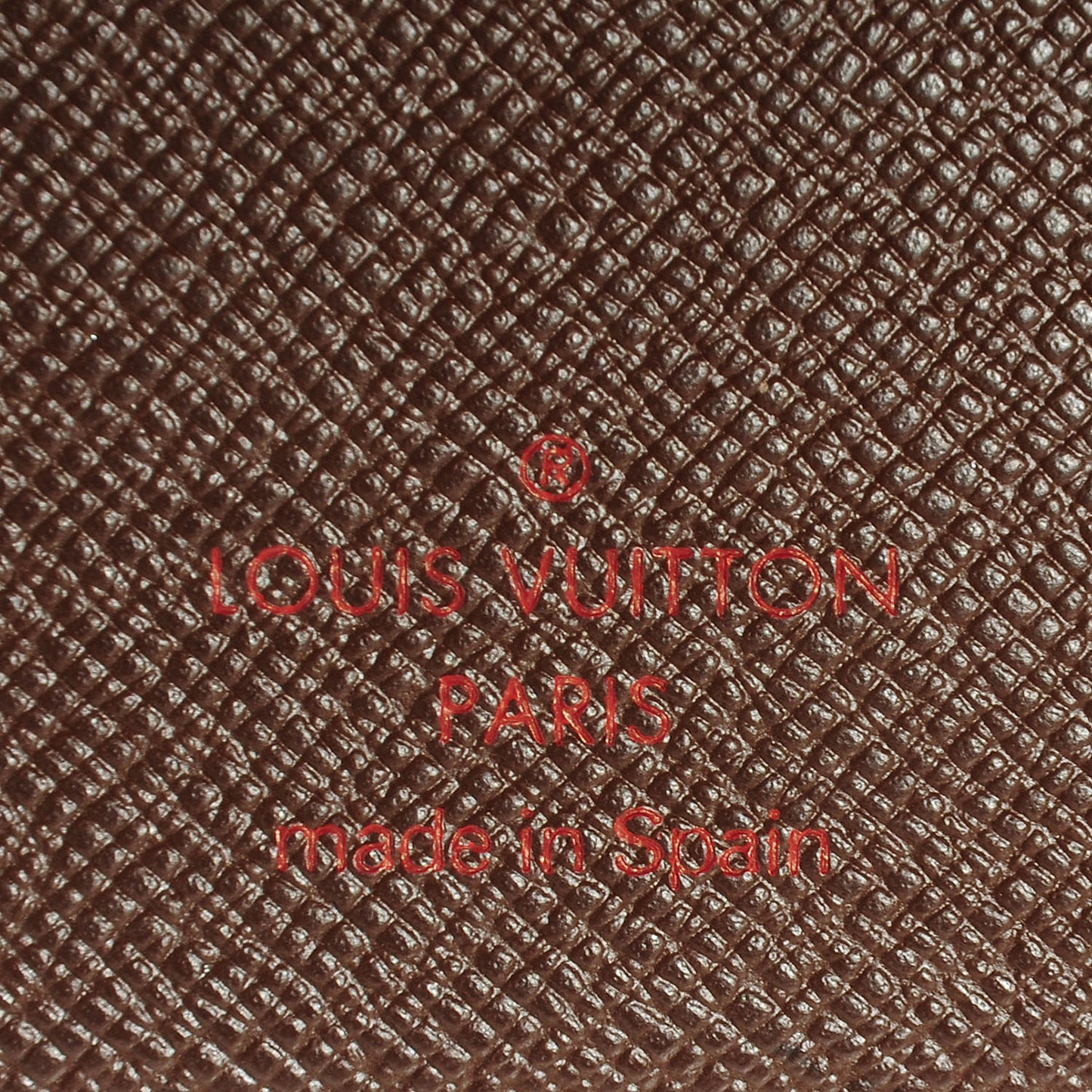 Damier Ebene Small Ring Agenda Cover