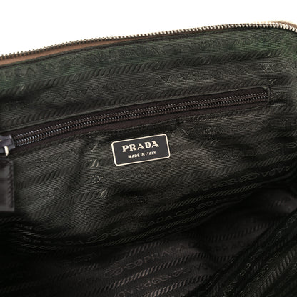 Prada Canapa Cinghiale Frame Bowler Brown 6 of 12