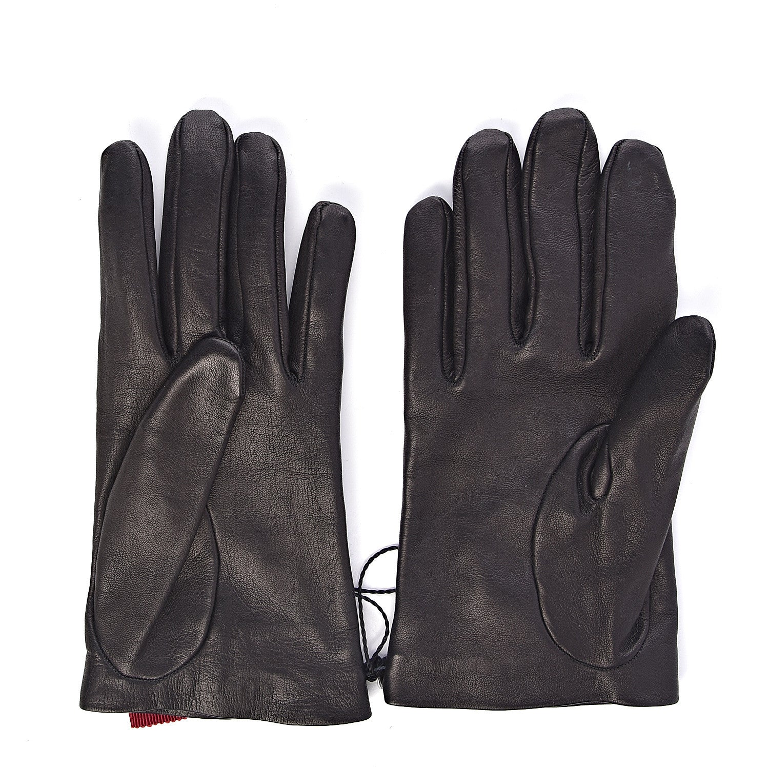 Gucci Nappa GG Bow Gloves 8 Black Pink 2 of 4