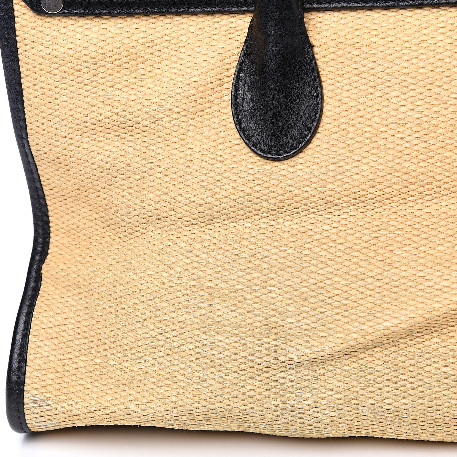 Proenza Schouler Calfskin Straw PS1 Keep All Black 14 of 15