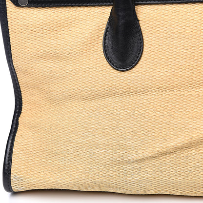 Proenza Schouler Calfskin Straw PS1 Keep All Black 14 of 15